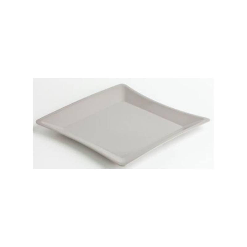 Bandeja cuadrada pbt blanco 42x42 cm