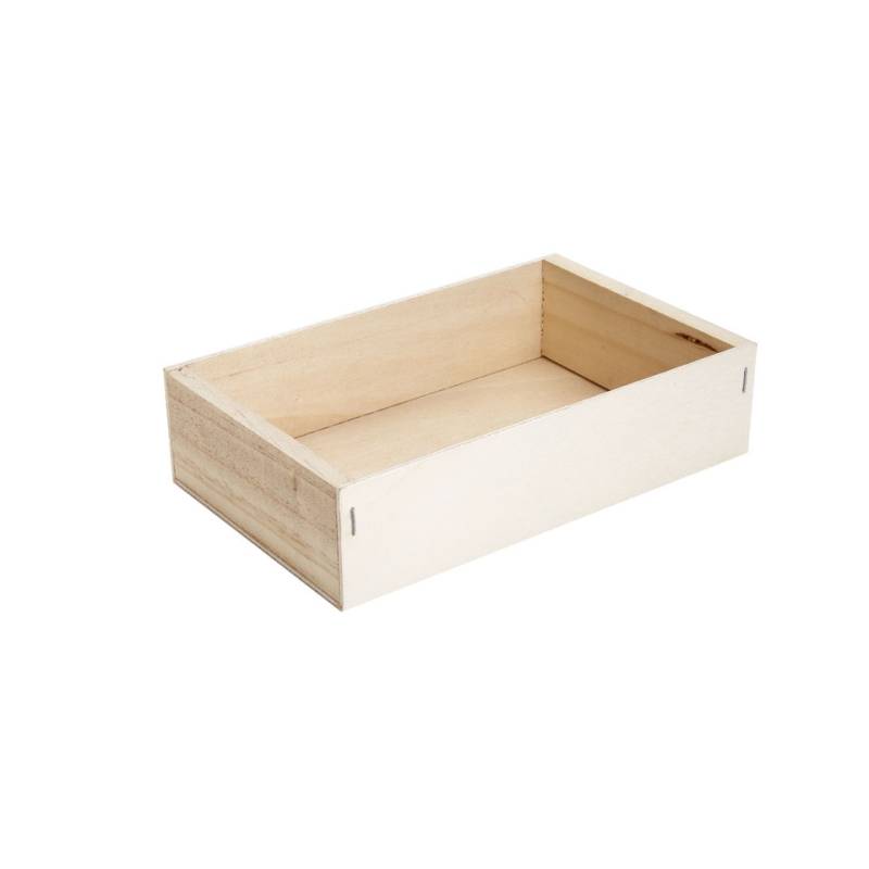 Caja de madera para marisco 100% Chef cm 21x13x5