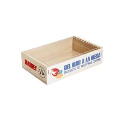 Caja de madera para marisco 100% Chef cm 21x13