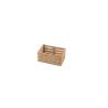 Caja de fibra de madera y pp color natural 11x7x5 cm