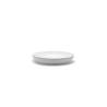 Plat rond empilable Cordonata en porcelaine blanche cm 28x6,5