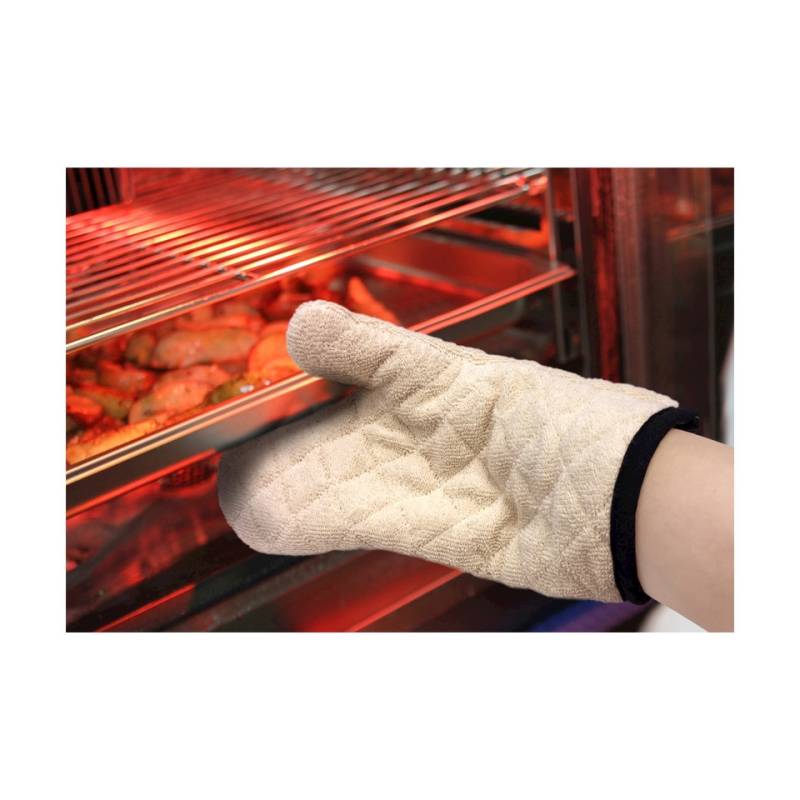 Guante para horno Hendi de algodón beige
