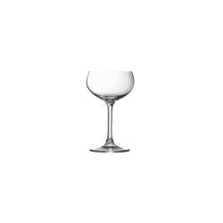 Tasse de bar rétro urbaine en verre clair cl 21