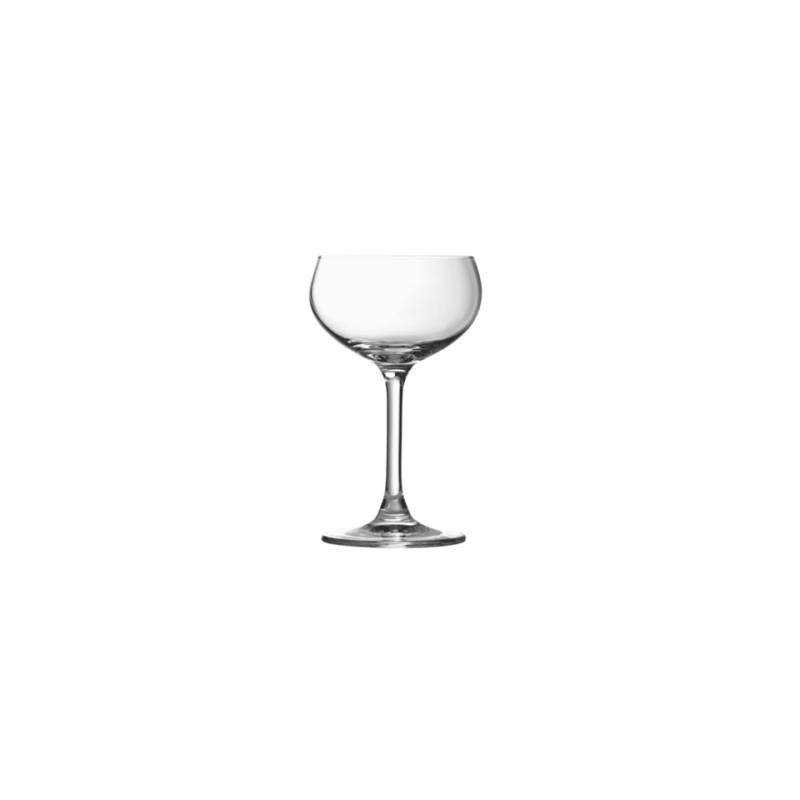 Tasse de bar rétro urbaine en verre clair cl 21