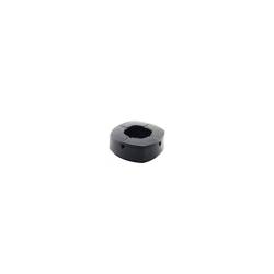 Cendrier coupe-vent en nylon noir 9,7x9,7x3,6 cm