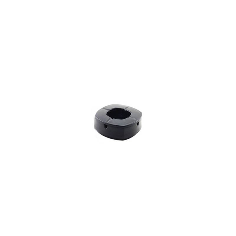 Posacenere antivento in nylon nero cm 9,7x9,7x3,6