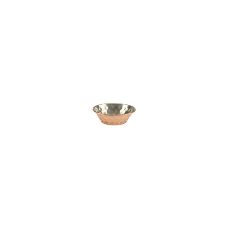 Ramequin en acier inoxydable cuivré tasse martelée cm 6