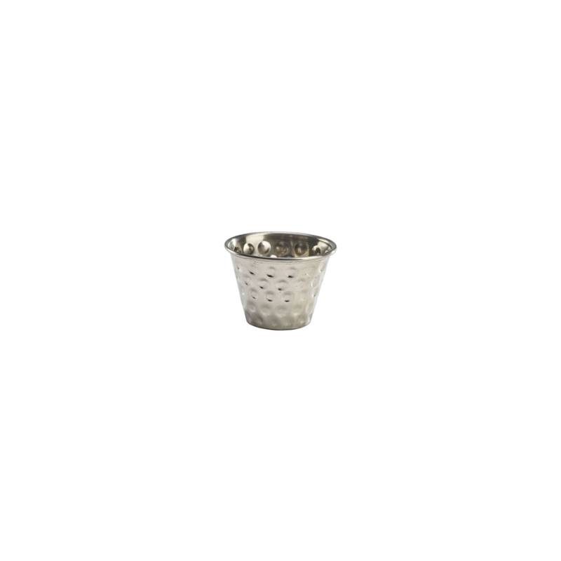Ramequin en acier inoxydable tasse martelée cm 6