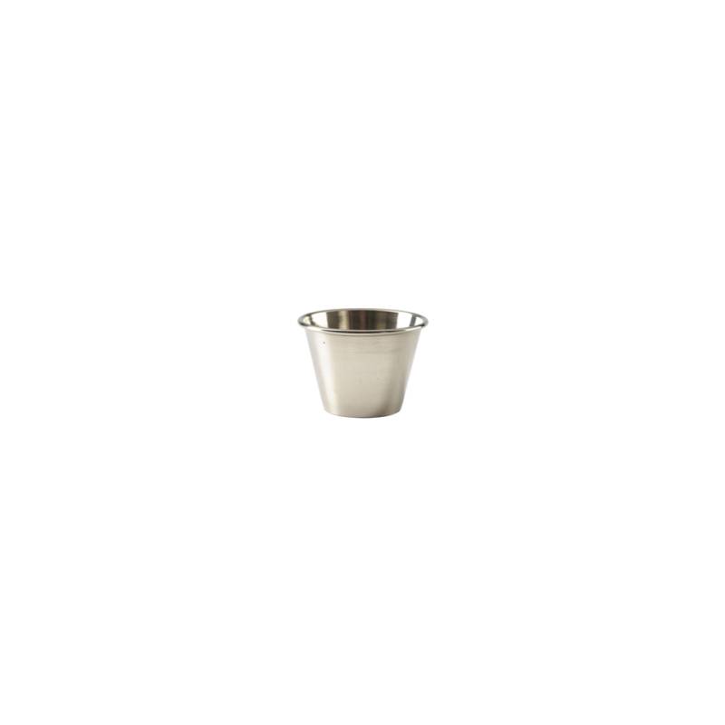 Ramekin taza de acero inoxidable satinado 6 cm