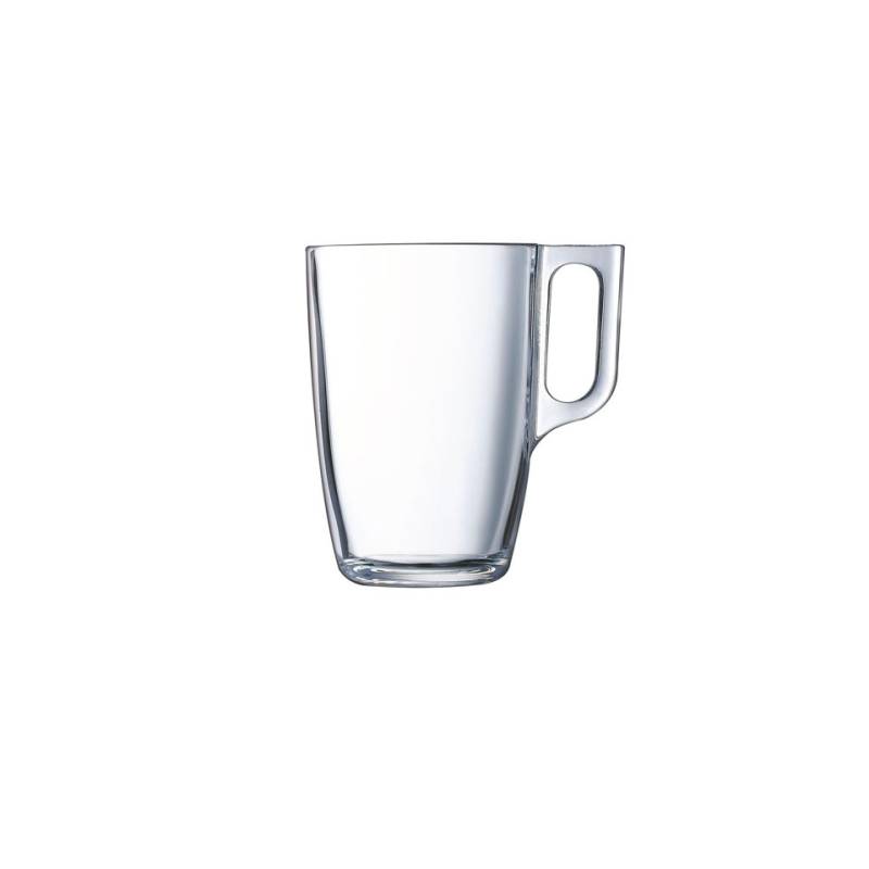 Voluto Arcoroc mug tumbler avec poignée en verre cl 25