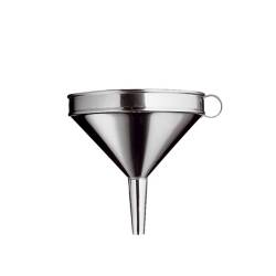 Embudo grande de acero inoxidable de 24 cm