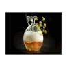 Mango 100% Chef vaso con pajita vidrio borosilicato cl 50
