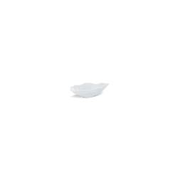 Ostra en miniatura de porcelana blanca 12x7 cm