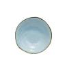 Plato hondo de cerámica Mediterranean Novità Home turquesa cm 24