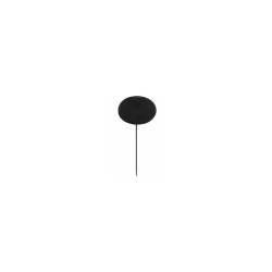 Pizarras ovaladas de bambú negro 18 cm