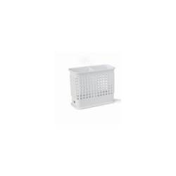 Égouttoir à couverts rectangulaire Araven en polypropylène blanc