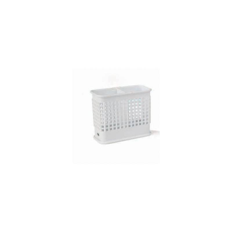 Escurre cubiertos rectangular Araven de polipropileno blanco