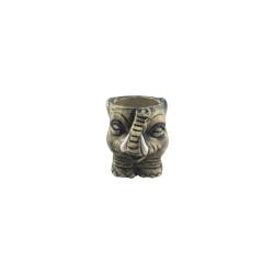 Mug Tiki Eléphant en céramique grise cl 35