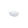 Cesta Araven de polipropileno blanco perforado 11,2x29,8x22,8 cm