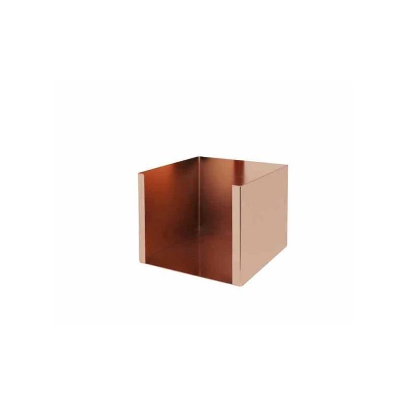Porte-serviettes Ronin en acier inoxydable cuivré 13x13 cm
