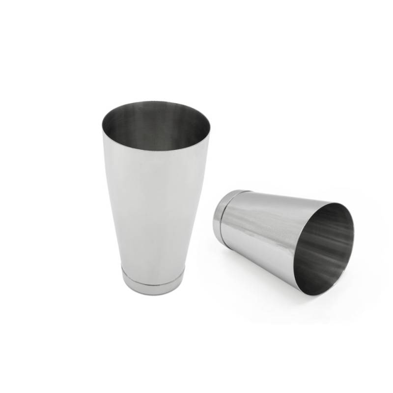Coctelera boston 2 piezas acero inoxidable cl 75