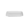 Plateau vintage en porcelaine blanche 22.3x14x2 cm