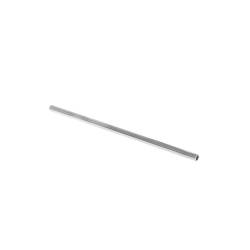 Paille droite en acier inoxydable 12x0,7 cm