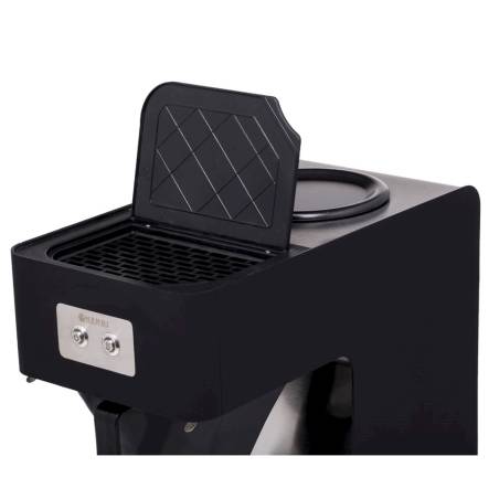 Machine à café Profiline Hendi en acier inoxydable et polypropylène noir lt 1.8
