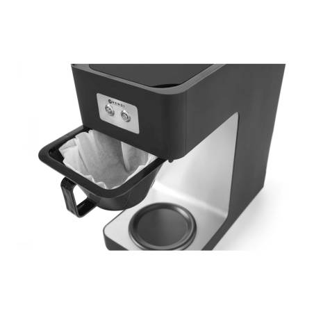 Machine à café Profiline Hendi en acier inoxydable et polypropylène noir lt 1.8