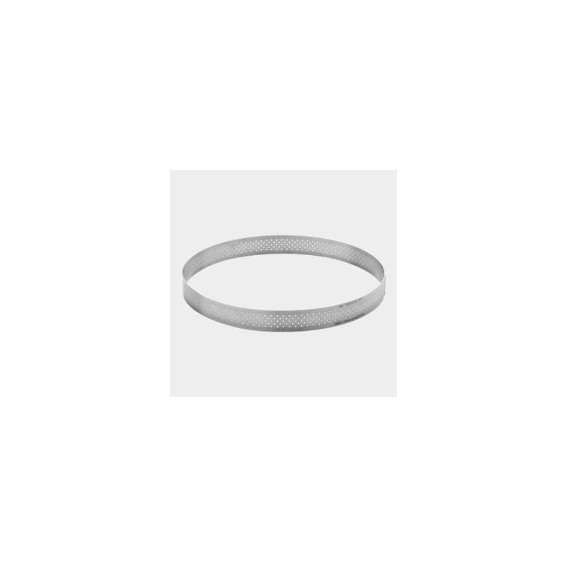 De Buyer Molde hueco redondo de acero inoxidable cm 15,5×2