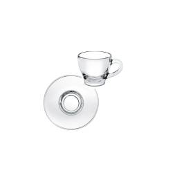 Taza de capuchino Ischia sin plato de cristal cl 18