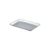Plateau rectangulaire en acier galvanisé 31.5x21.5 cm