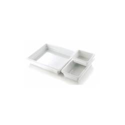 Gastronorm 1/2 Gourmet porcelana blanca 32x26,5 cm