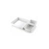 Gastronorm 1/2 Gourmet porcelaine blanche 32x26,5 cm