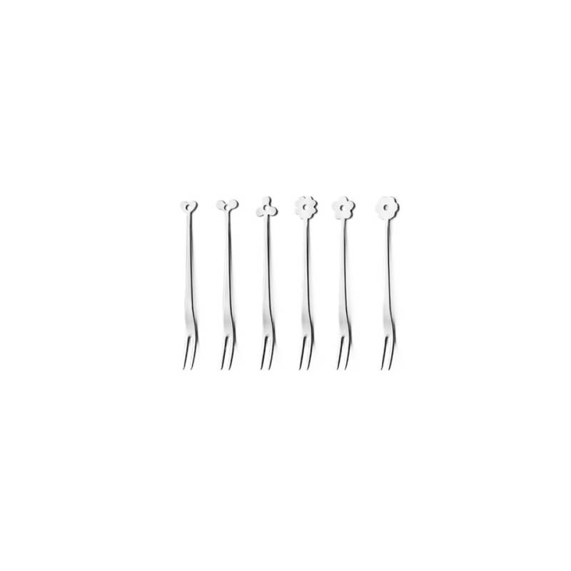 Party Cadeau tenedor surtido acero inoxidable decoraciones 12,5 cm