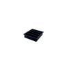 Moule à glace 4 rectangles en silicone noir 13x3 cm