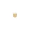 Vaso de café desechable triple pared en papel marrón claro cl 12