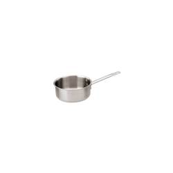Cacerola de inducción monomando de acero inoxidable de media altura cm 16 lt 1,5