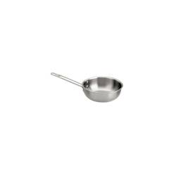 Cacerola de inducción redonda con asa de acero inoxidable cm 18 lt 1,6