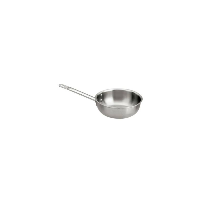 Cocotte à induction arrondie en acier inoxydable à une poignée cm 18 lt 1,6
