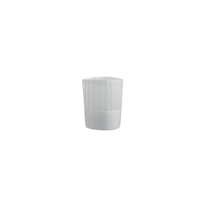 Gorro de cocinero Tower en blanco TNT