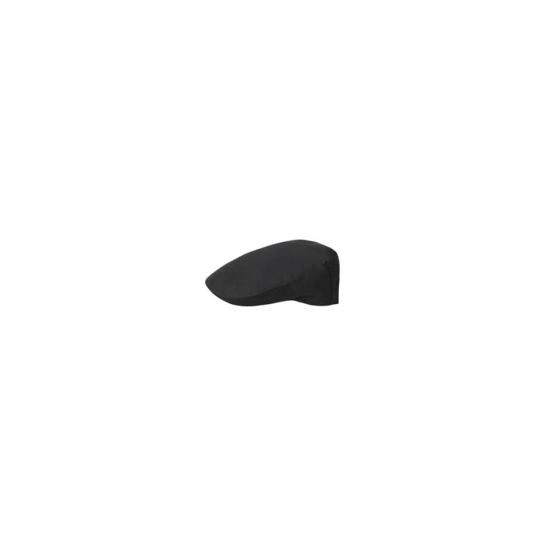 Casquette noire en polyester et coton
