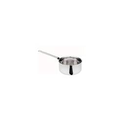 Cocotte à induction en acier inoxydable à une poignée demi-hauteur cm 14 lt 1