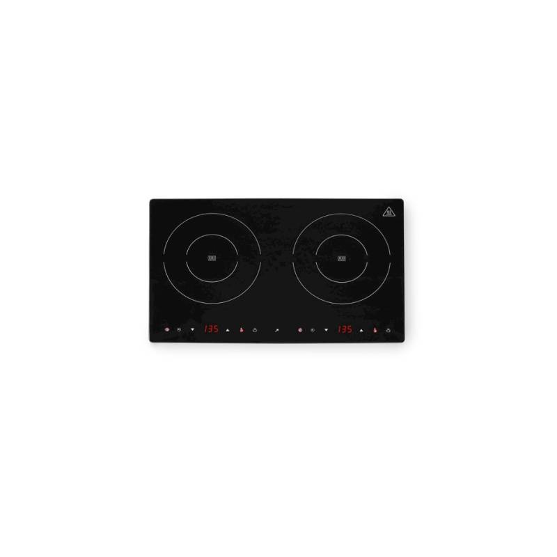 Double plaque de cuisson à induction Hendi avec revêtement en vitrocéramique