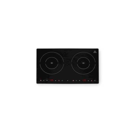 Double plaque de cuisson à induction Hendi avec revêtement en vitrocéramique