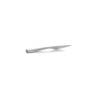 Couteau de table Etoile en acier inoxydable sablé 23 cm