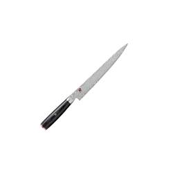 Couteau à trancher japonais Sujihiki Sashimi Miyabi en acier Damas 24 cm