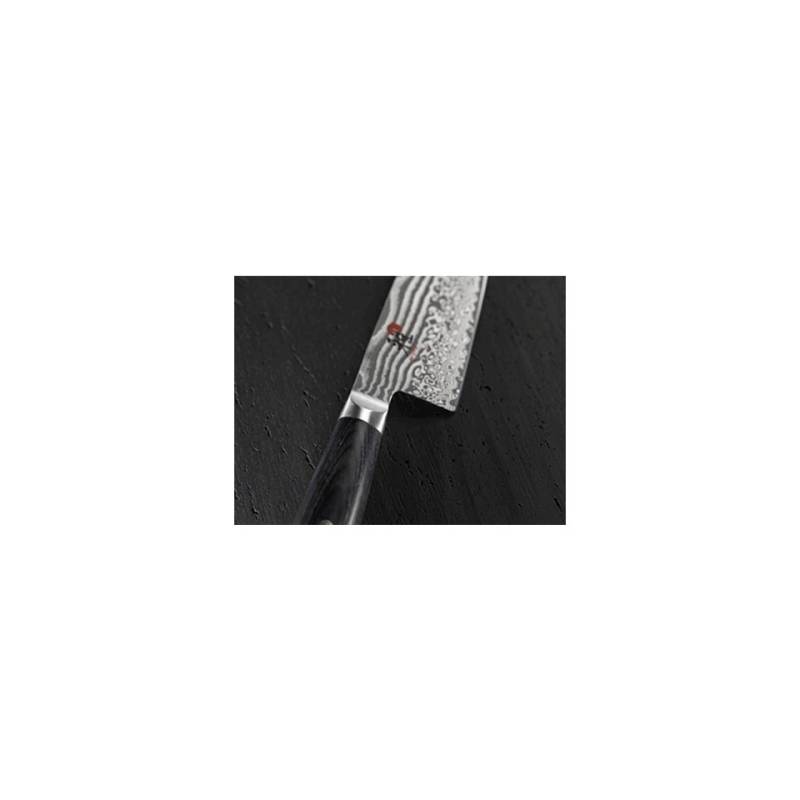 Couteau à trancher japonais Sujihiki Sashimi Miyabi en acier Damas 24 cm