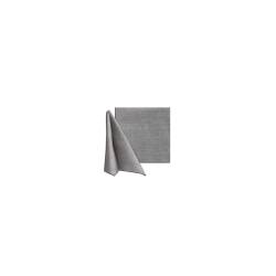 Serviette de table en cellulose gris Easy Smoke 25x25 cm