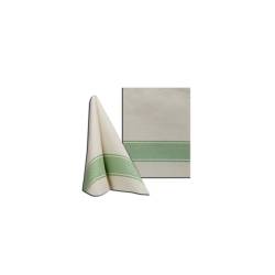 Servilleta de cocina de celulosa champán y verde 30x40 cm